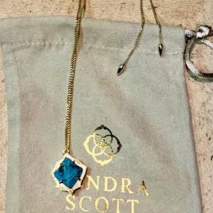 Kendra Scott Kacey Necklace/Turquoise Magnesite